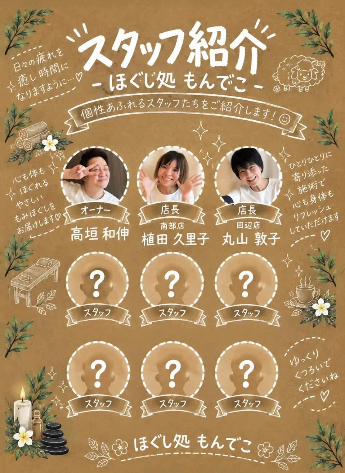 スタッフ紹介　◎田辺店店長　