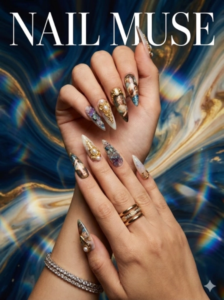 【表紙担当】ネイル専門誌「NAIL MUSE」Vol.24のカバーネイルをLUNAが担当しました！