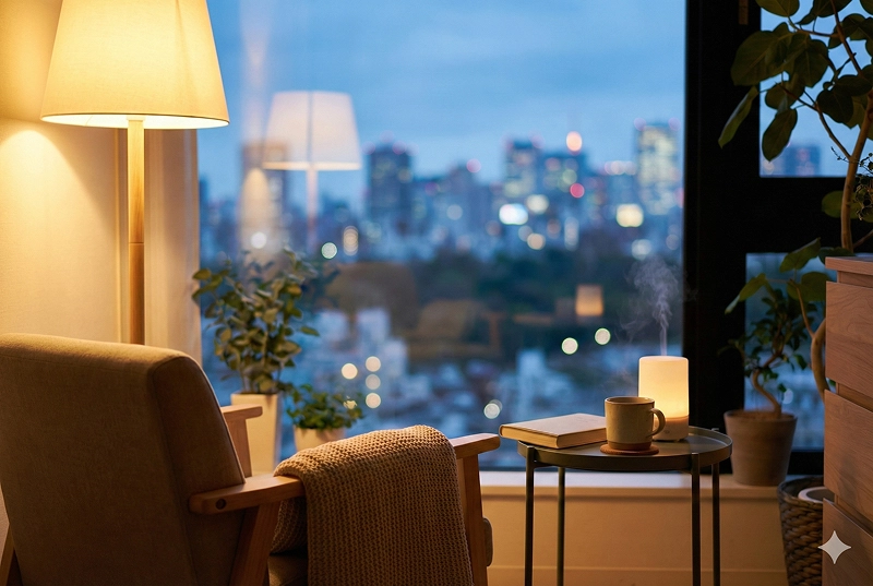 六本木の夜景を望む、特等席