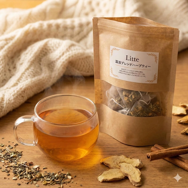 【施術後サポート】温活ブレンドハーブティー「陽だまりの休息」